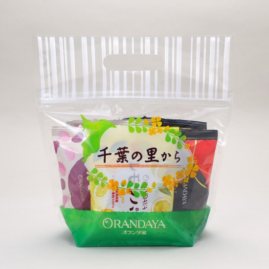 パイセレクション5個入袋(楽花生・あんこ・レモン)　　