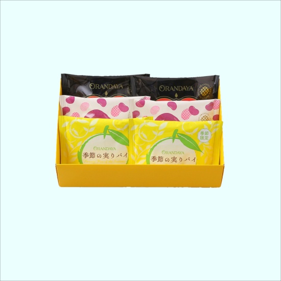 パイセレクション6個入(楽花生・あんこ・日向夏)　　