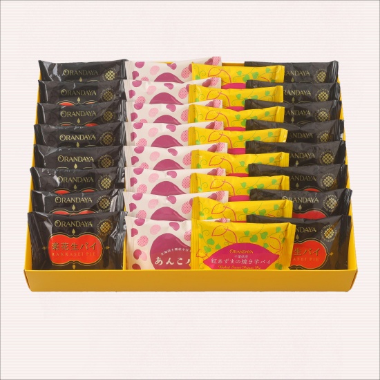 パイセレクション32個入(楽花生・あんこ・焼き芋)