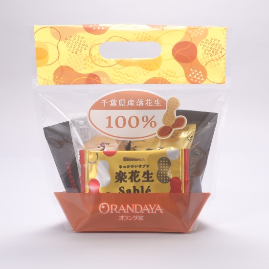 楽花生づくし 6個入袋　　　　　　　　　　　　　　　　　　　　　　　　　　　　　　　　　　　　　　　　　　　　　　　　